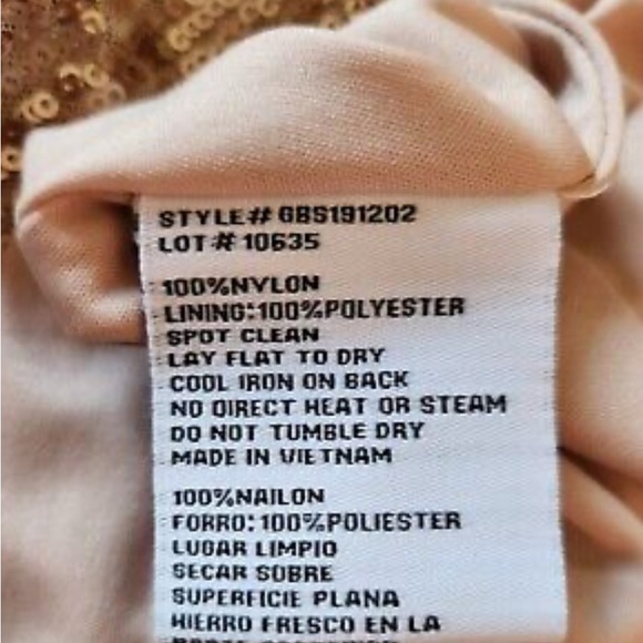 Gianni Bini size 7 prom dress/evening sequin dress - Picture 4 of 9